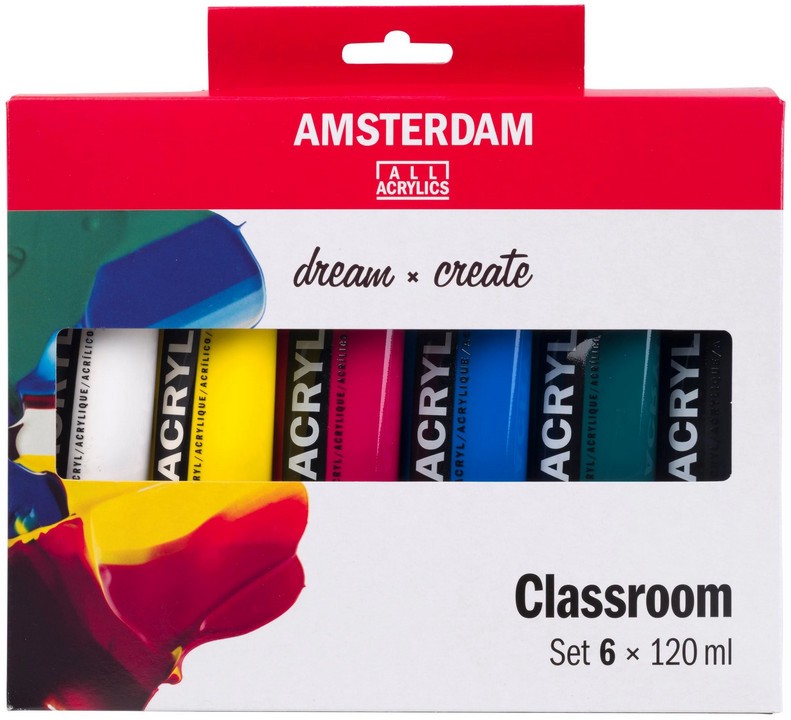 ������� ��� Royal Talens Standart - ������� ������� - 6 ����� x 120 ml �� ���������� Amsterdam - ���