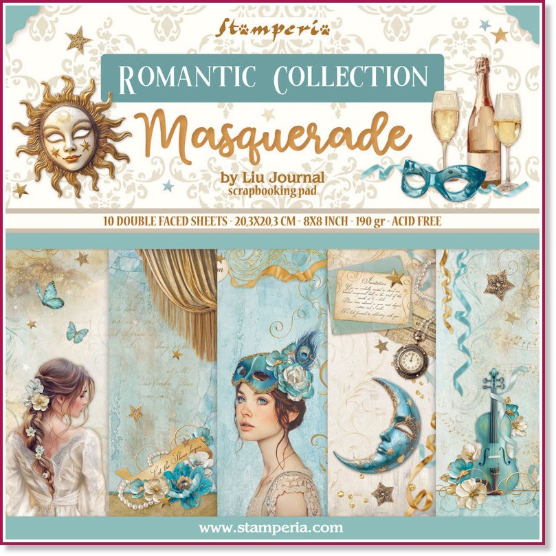    Stamperia -  - 10    Masquerade - 