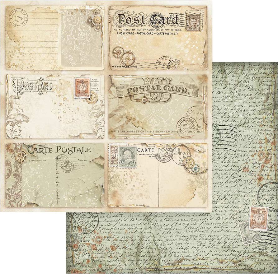    Stamperia -   - 30.5 x 30.5 cm   Alterego - 