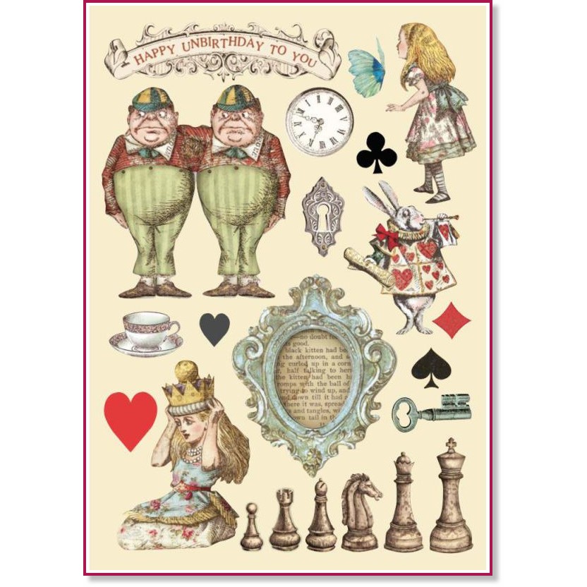   Stamperia -  - A5   Alice - 