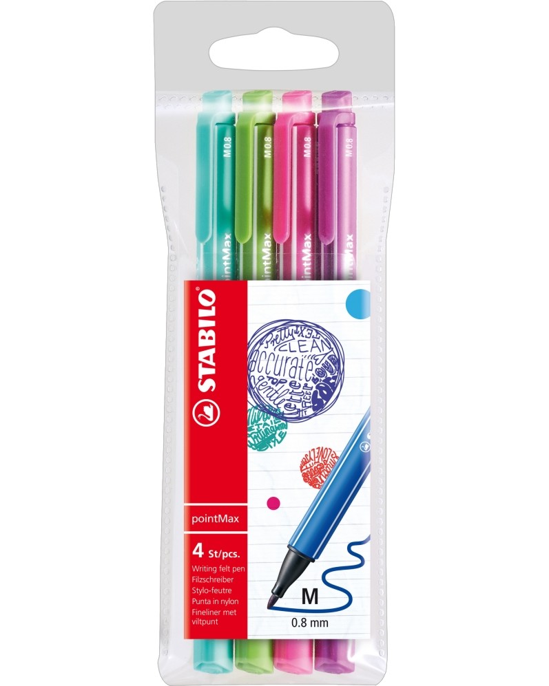���������� Stabilo pointMax - 4, 8, 12, 15 ��� 24 ����� - 