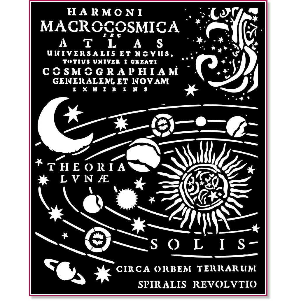 Шаблон Stamperia Шаблон Stamperia - 20 x 25 cm от колекцията Fortune -