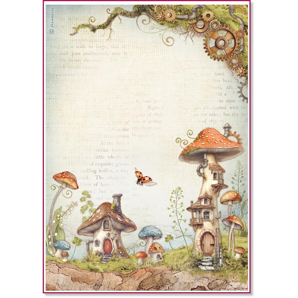   Stamperia - A4   Hidden Grove - 