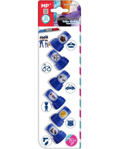 Печати MP - Полиция Печати MP - Полиция - 6 броя с диаметър ∅ 2.5 cm -