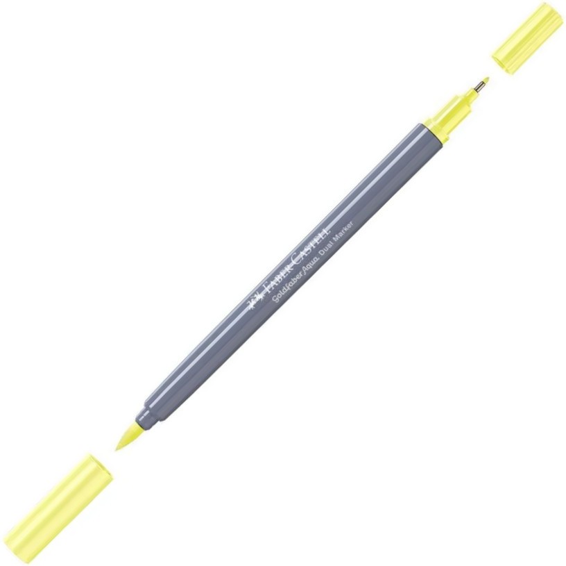 Двувърх акварелен маркер Faber-Castell Aqua Двувърх акварелен маркер Faber-Castell Aqua - От серията Goldfaber -