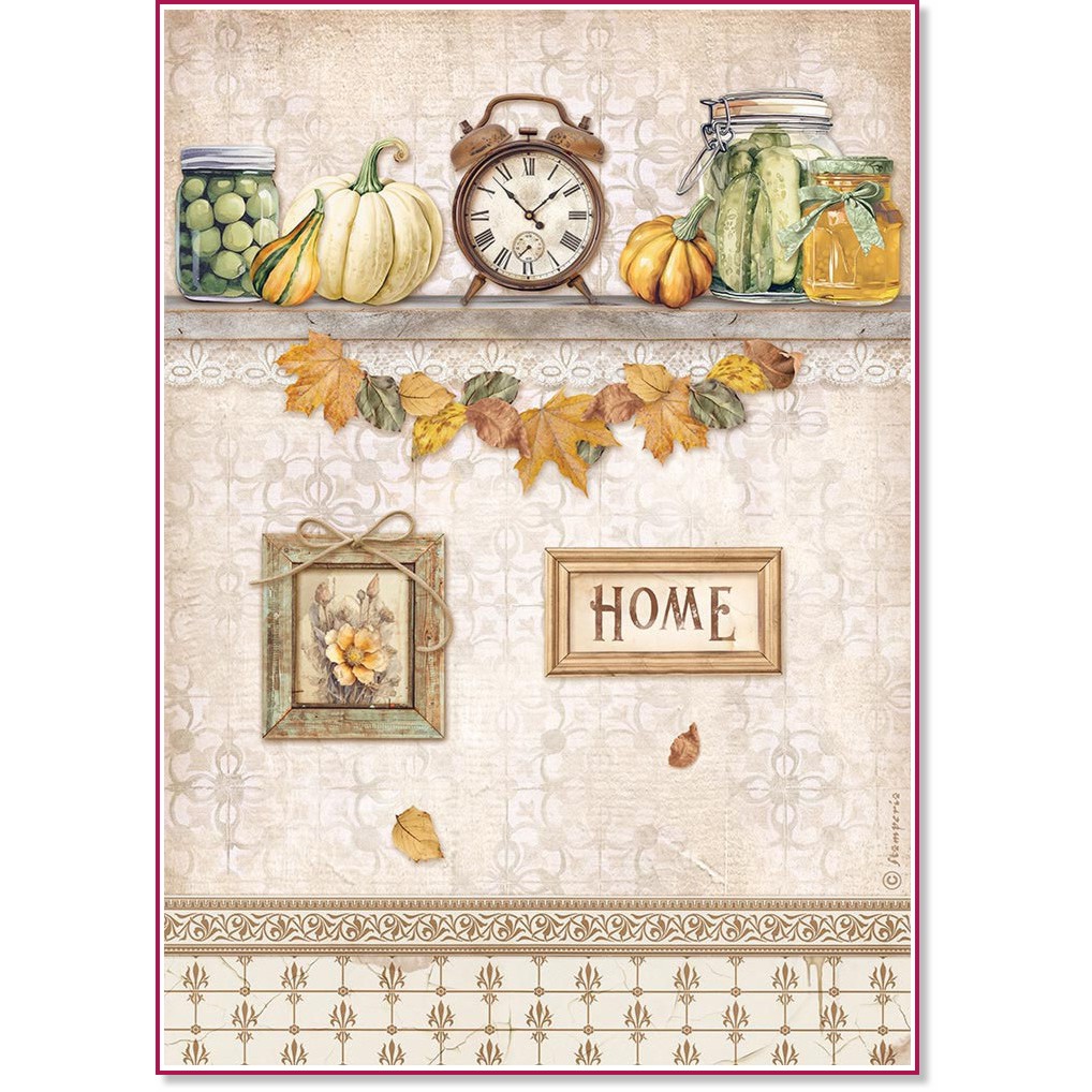   Stamperia -    - A4   Golden Harmony - 