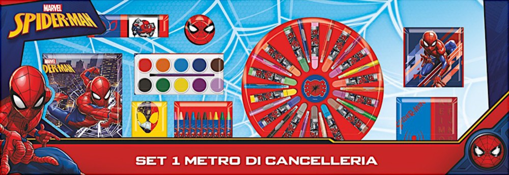 Комплект за рисуване Disney Spiderman Комплект за рисуване Disney Spiderman - 57 части от серията Спайдърмен -