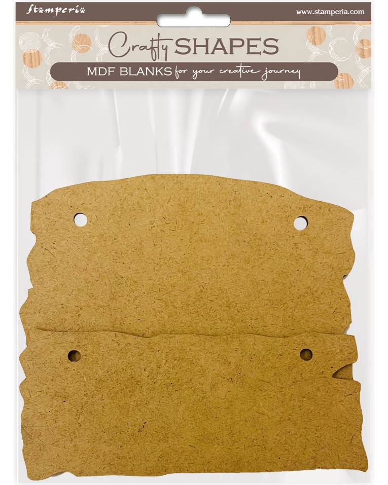 Табелки от MDF Stamperia Табелки от MDF Stamperia - 2 части от колекцията Hidden Grove -