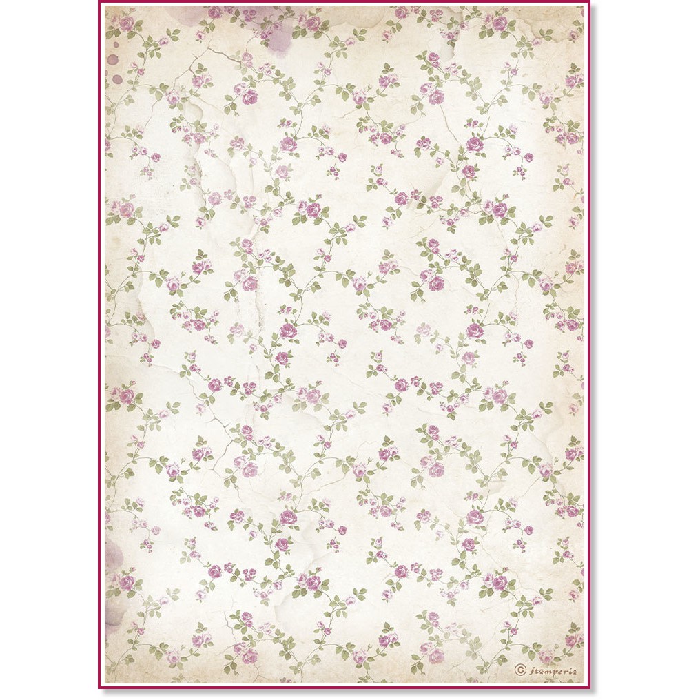 ��������� ������ Stamperia - ��� � ����� ����� - A4 �� ���������� Lavender - 