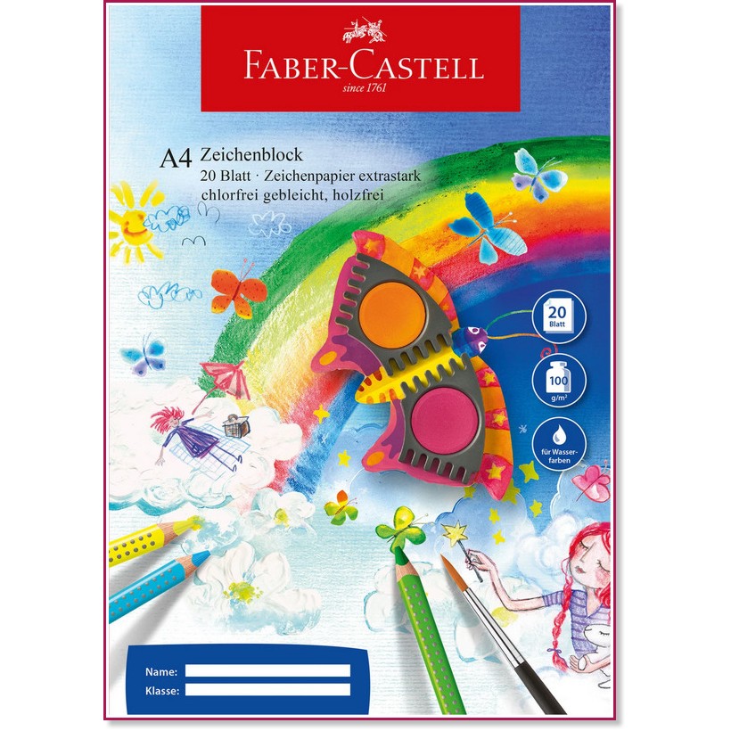 ���� �� �������� Faber-Castell - 20 ����� - 