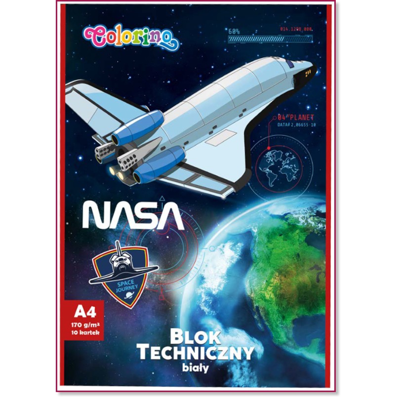    Colorino Kids -  - 10    A4   Nasa - 