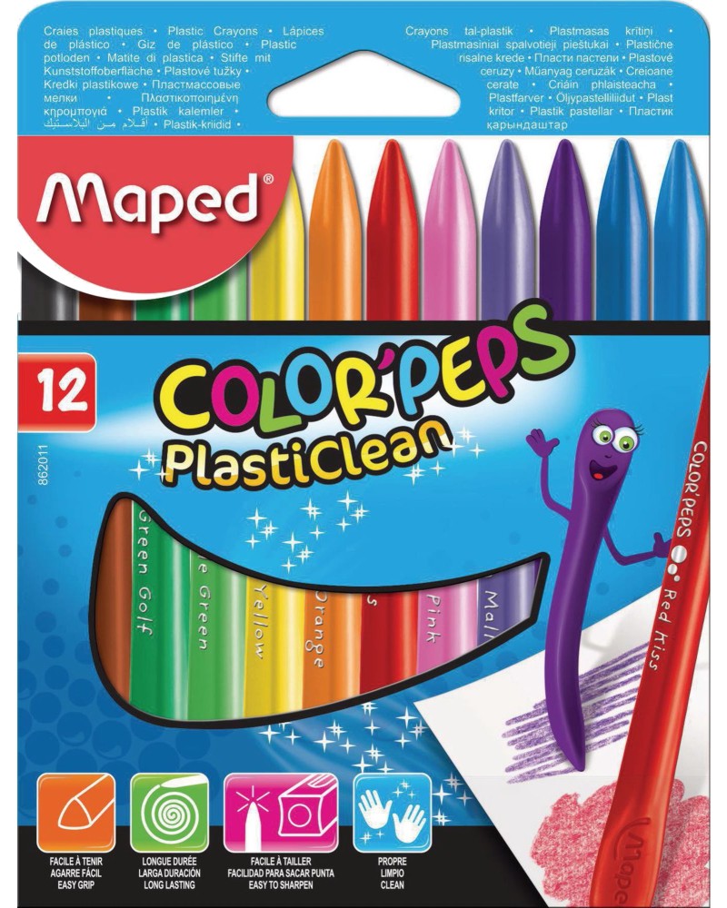 ������� Maped PlastiClean - 12 ��� 24 ����� �� ������� Color' Peps - 