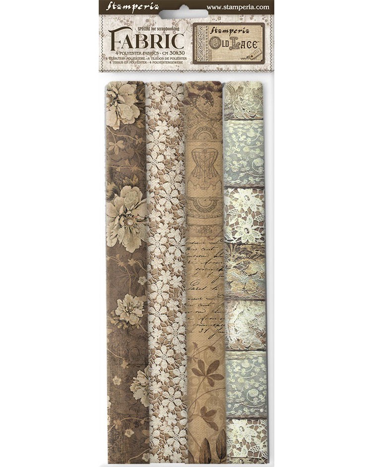 ������� �� ��������� Stamperia - ������� - 4 ����, 30 x 30 cm �� ���������� Old lace - 