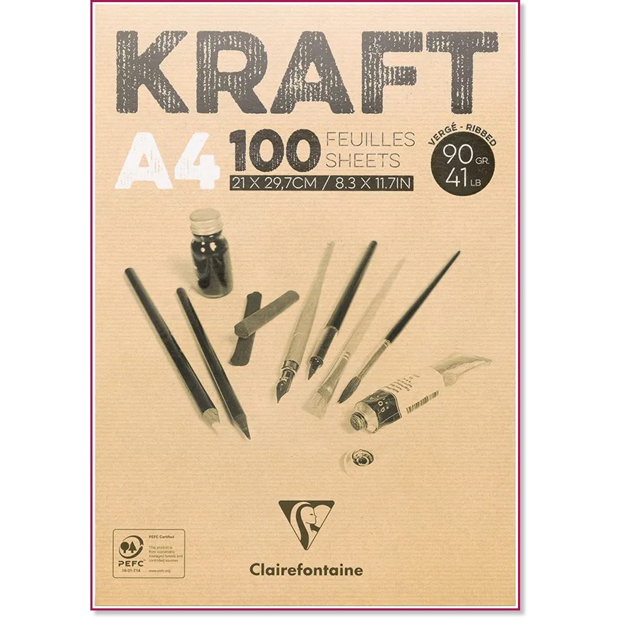     Clairefontaine - 100 , 90 g/m<sup>2</sup> - 