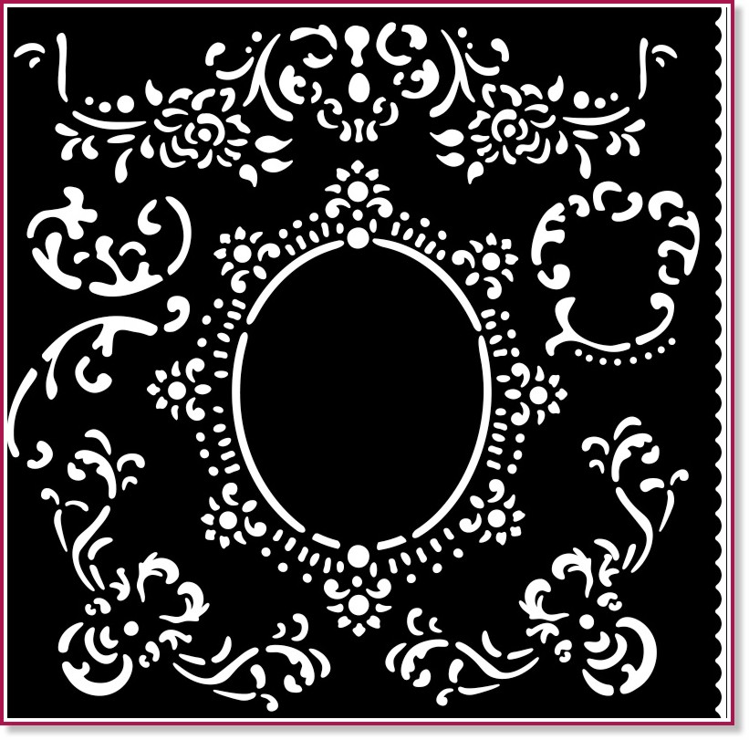 ������ Stamperia - ����� � ��������� - 18 x 18 cm �� ���������� House of Roses - 