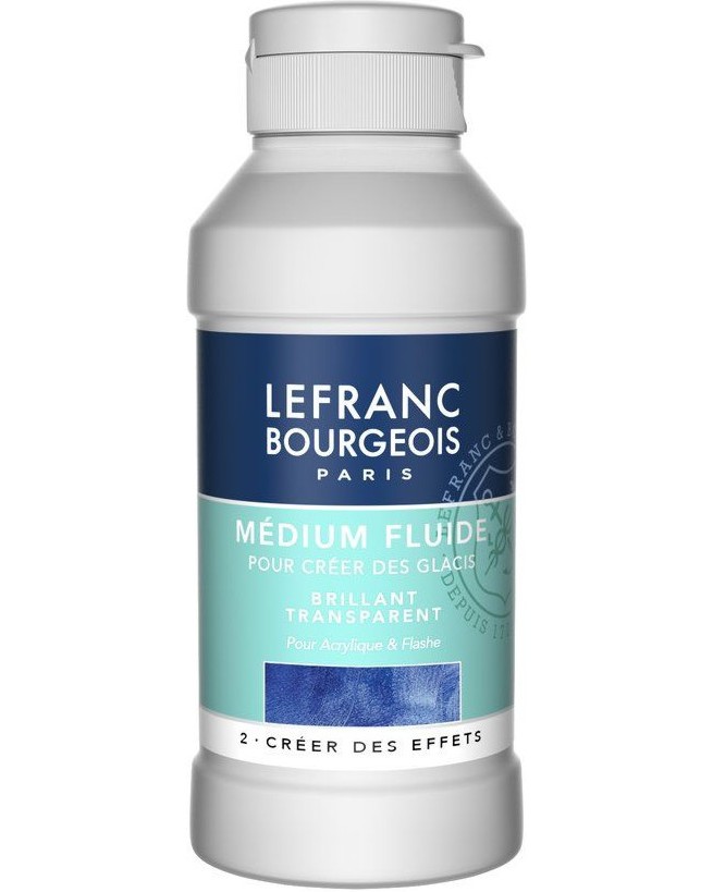 Акрилен гел-медиум с гланцов ефект Lefranc & Bourgeois Акрилен гел-медиум с гланцов ефект Lefranc & Bourgeois - 250 ml -