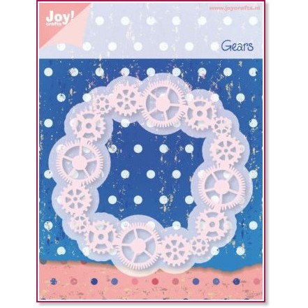 Щанци за машина за изрязване и релеф Joy Crafts - Кръг от зъбни колела Щанци за машина за изрязване и релеф Joy Crafts - Кръг от зъбни колела -