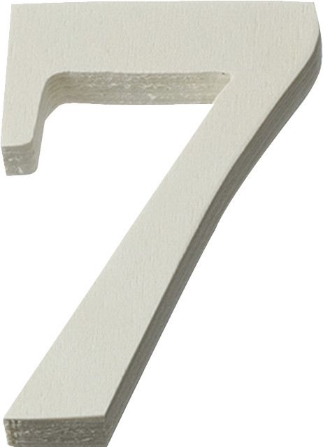 Дървена цифра 7 KPC - store.bg