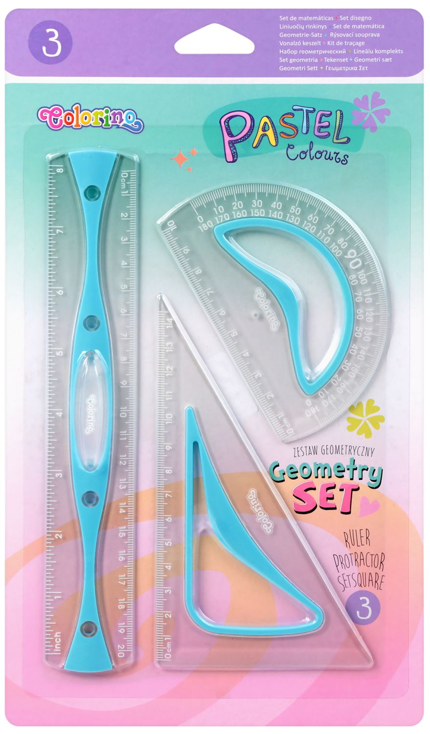 Чертожни инструменти Colorino Kids Pastel - store.bg