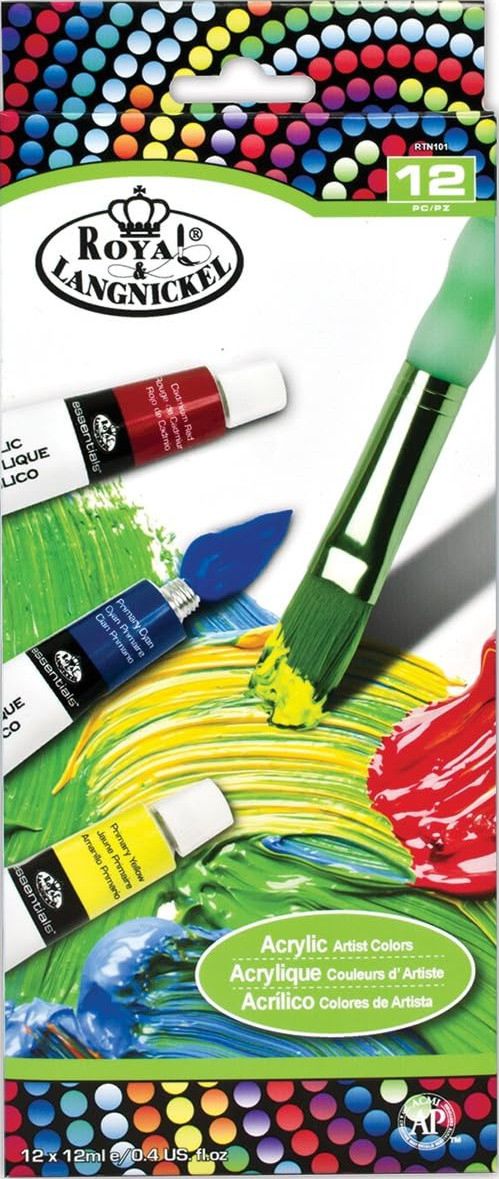 Set 12 Tubetti Acrilici Neon Royal & Langnickel 12ml - Colorati E Adatti Per Diverse Superfici - Foto 8