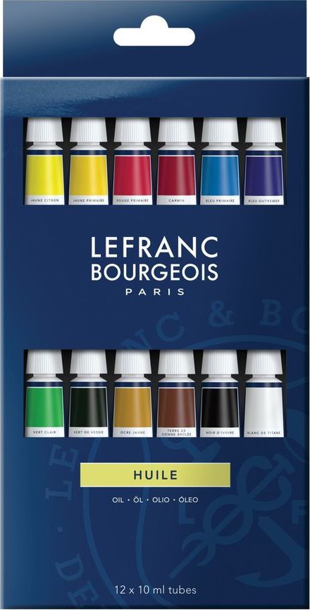Offerta Lefranc&Bourgeois Louvre Set Colori ad olio 24 tubi da 10 ml