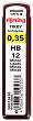 ������� �� ����������� ����� Rotring Hi-Polymer - 12 ���� �� ������� Tikky - 