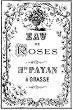 ��������� ����� Stamperia - Eau de Roses - 7 x 11 cm - �����