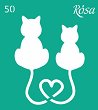 ������������ ������ Rosa - ������� ����� - 9 x 10 cm - 