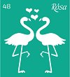 ������������ ������ Rosa - �������� - 9 x 10 cm - 