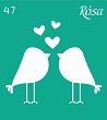 ������������ ������ Rosa - ������� ������ - 9 x 10 cm - 