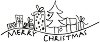   KPC Merry Christmas - 4 x 9.5 cm - 
