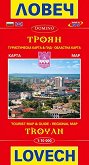 ����� �� ����� � �����: �������� ����� Map of Lovech and Troyan: Regional Map - 