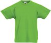 Детска тениска Fruit of the Loom - Lime - 100% памук, от колекцията Kids Valueweight -