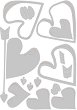 ����� �� ������ �� ��������� � ����� Sizzix Lovestruck Colorize