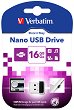 USB 2.0 ���� ����� 16 GB Verbatim Nano