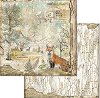 ������ �� ����������� Stamperia - ������ � ������ ������ - 30.5 x 30.5 cm �� ���������� Forest - 