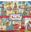 ������ �� ����������� Stamperia - ������� ������� - 10 �����, 30.5 x 30.5 cm �� ���������� Christmas Patchwork - 