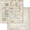 ������ �� ����������� Stamperia - ������� ��������� ������ - 30.5 x 30.5 cm �� ���������� Imagine - 