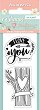 ���������� ������ Stamperia - I love you - 4.3 x 9.7 cm �� ������� Love story - 