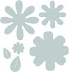����� �� ������ �� ��������� Sizzix Flowers With Leaves