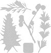 ����� �� ������ �� ��������� Sizzix - ����� � ����� - 5 ���� �� 2.23 �� 9.21 cm - 