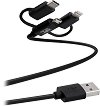 ����� �� ��������� 3 � 1 USB-A male ��� Lightning / Micro USB / USB-C male T'nB