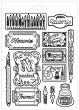 PVC ����� Stamperia Ink and labels