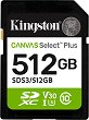 SDXC ����� ����� 512 GB Kingston Canvas Select Plus SD