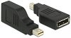 ������� Mini DisplayPort male ��� DisplayPort female DeLock
