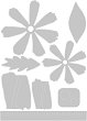 ����� �� ������ �� ��������� � ����� Sizzix Daisy Flower Mix