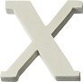 Буква X от шперплат KPC - 7.2 / 8 / 0.9 cm - 
