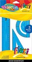Чертожни инструменти Colorino Kids Flexi - Линия, триъгълник и транспортир -