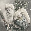 Салфетки за декупаж Sagen Vintage - Коледен старец - 20 броя -