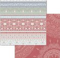 Хартия за скрапбукинг Stamperia - Цветни орнаменти - 30.5 x 30.5 cm от колекцията 26 secrets of India -